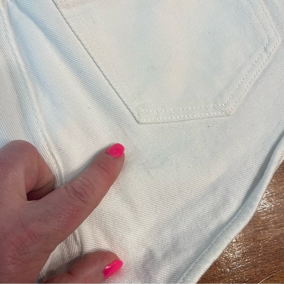 Sadie & Sage white denim drawstring shorts women’s size small - Picture 8 of 8